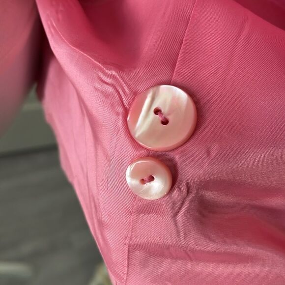 Oscar de la Renta VTG Pink Blazer Linen & Silk
NWOT SZ 8 P Beverly Hills - Picture 7 of 14